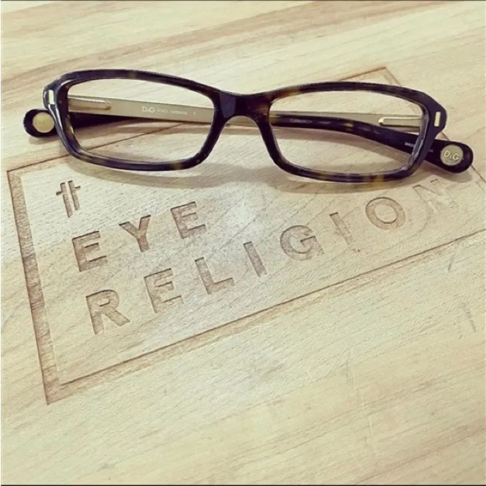 D&G 1217 Gold & Brown Tortoise Shell Eyeglasses